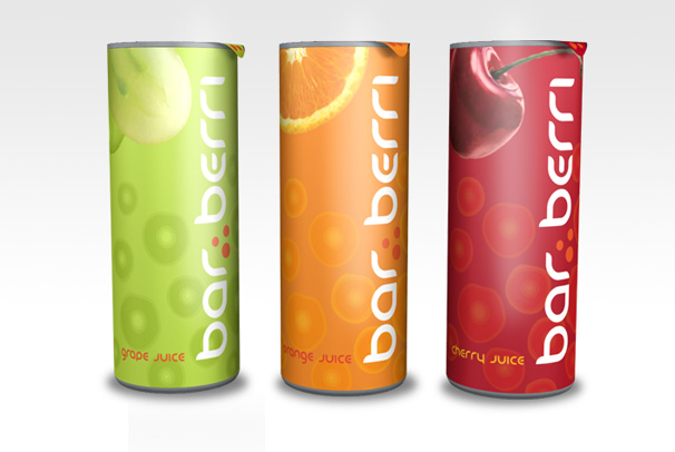 Obal ovocného nápoje