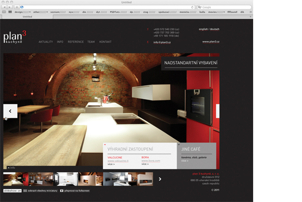 Webová prezentace plan3
